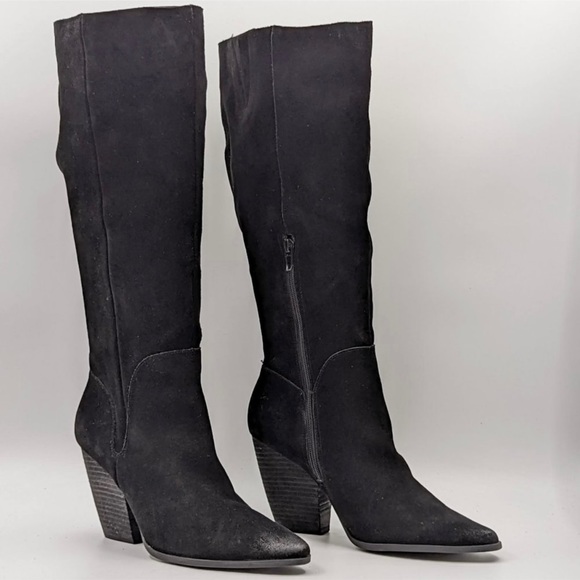 Charles David Shoes - Charles David Nelson Western Suede Women Luxe Suede Boots size 9.5